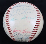 1955 American League All Stars Team Signed ONL Giles Baseball w/ 24 Signatures Including Ted Williams, Mickey Mantle, Yogi Berra & More (JSA)
