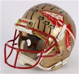 1990s Florida State Seminoles Game Worn Football Helmet w/ 41 Big Play Decals (MEARS LOA)