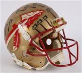 1990's Florida State Seminoles Game Worn Football Helmet w/ 41 Big Play Decals (MEARS LOA)