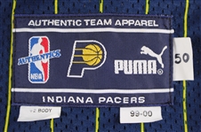 2000 Jalen Rose Indiana Pacers NBA Finals Road Jersey (MEARS A5)