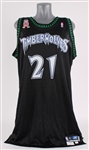 2001-02 Kevin Garnett Minnesota Timberwolves Alternate Jersey (MEARS A5)