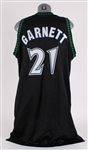2001-02 Kevin Garnett Minnesota Timberwolves Alternate Jersey (MEARS A5)