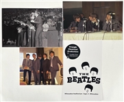 1964 The Beatles Milwaukee Arena Concert 11" x 17" Photos & Re-Production Poster Collection - Lot of 4