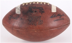 1972 Ray Nitschke Final Season Green Bay Packers Game Used ONFL Rozelle E Code Football (MEARS LOA) *Ray Nitschke Estate*