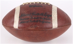 1972 Ray Nitschke Final Season Green Bay Packers Game Used ONFL Rozelle E Code Football (MEARS LOA) *Ray Nitschke Estate*
