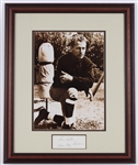 1937 Don Huston Green Bay Packers 18.5" x 22.5" Framed Photo Display w/ Signed Cut (JSA)