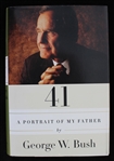 2014 George W. Bush 43rd President Of the United States Signed 41: A Portrait Of My Father Hardcover Book (JSA)