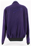 2000's Kareem Abdul Jabbar Personally Worn Purple Fleece Jacket Gifted by Actor Jack Nicholson (MEARS LOA/Kareem Letter) 