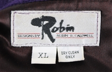 2000's Kareem Abdul Jabbar Personally Worn Purple Fleece Jacket Gifted by Actor Jack Nicholson (MEARS LOA/Kareem Letter) 