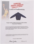 2000's Kareem Abdul Jabbar Personally Worn Purple Fleece Jacket Gifted by Actor Jack Nicholson (MEARS LOA/Kareem Letter) 