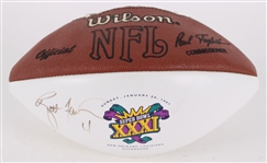 1997 Brett Favre Green Bay Packers Signed ONFL Tagliabue Super Bowl XXXI Autograph Panel Football (JSA)