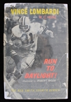 1963 Ray Nitschke Jerry Kramer Fuzzy Thurston Bob Skoronski Green Bay Packers Multi Signed Run To Daylight Hardcover Book (JSA)
