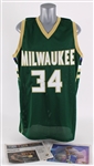 2020's Giannis Antetokounmpo Milwaukee Bucks Signed Jersey *JSA*