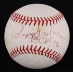 2000s Reggie Jackson New York Yankees Signed OML Selig Baseball *JSA*