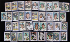 1978-92 Detroit Tigers Baseball Trading Card Collection - Lot of 270
