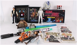 1980s Star Wars & Star Trek Figures, Game, Books and more (Lot of 18)