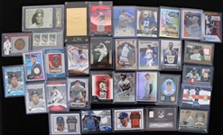 1980s-2000s Detroit Tigers Baseball Trading Card Collection - Lot of 48 w/ Insert Cards, Auto Cards, Jersey Cards & More