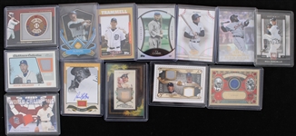 1980's-2000's Detroit Tigers Baseball Trading Card Collection - Lot of 48 w/ Insert Cards, Auto Cards, Jersey Cards & More