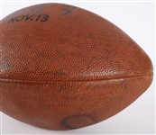 1960 (November 13) Green Bay Packers Dallas Cowboys Multi Signed New City Stadium Game Used ONFL Rozelle Football (MEARS LOA) (Cowboys 1st ever game against the Packers)*Ray Nitschke Estate*