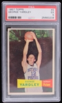 1957 George Yardley Detroit Pistons #2 Topps Card (PSA Slabbed EX 5)