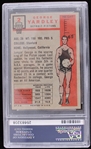1957 George Yardley Detroit Pistons #2 Topps Card (PSA Slabbed EX 5)