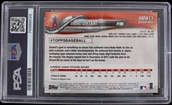 2018 Shohei Ohtani Angels #17 Topps Holiday (PSA Slabbed MINT 9)