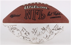 1996-97 Green Bay Packers Team Signed ONFL Tagliabue Autograph Panel Football w/ 39 Signatures Including Reggie White, Brett Favre & More (JSA)