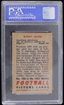 1951 Bobby Layne Detroit Lions #102 Bowman Card (PSA Slabbed NM-MT 8)
