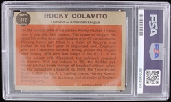 1962 Rocky Colavito All Star #472 Topps Card (PSA Slabbed EX-MT 6)