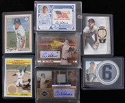 2000s Al Kaline Mark Fidrych Detroit Tigers Insert Baseball Trading Cards - Lot of 7 w/ Signed & Relic Cards