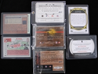 2000's Al Kaline Mark Fidrych Detroit Tigers Insert Baseball Trading Cards - Lot of 7 w/ Signed & Relic Cards