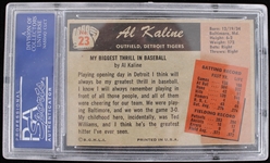 1955 Al Kaline Detroit Tigers #23 Bowman Card (PSA Slabbed NM-MT 8)