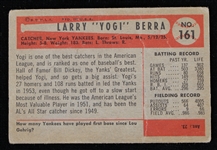 1954 Yogi Berra NY Yankees Bowman #161 Trading Card (VG-EX)