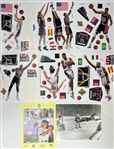 1990s Oversize Photo & Poster Collection - Lot of 8 w/ Tommy Lasorda Signed, Bobby Orr and 1992 Dream Team Upper Deck Wall Star Sheets