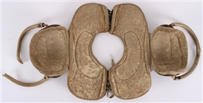 1930's Early Football Game Worn Shoulder Pads w/ Asbestos Padding (MEARS LOA)