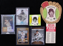 1977-2000s Mark Fidrych Detroit Tigers Baseball Trading Cards - Lot of 6 w/ Pepsi Glove Disc & Insert Cards