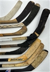 1990's Game Used Hockey Stick Collection - Lot of 10 (MEARS LOA)