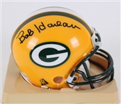 2000s Bob Harlan Green Bay Packers Signed Mini Helmet (JSA)