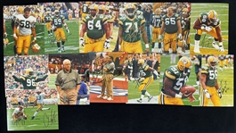 1996-98 Green Bay Packers Signed 8" x 10" Photos (Lot of 13)