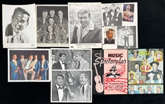 1950s-60s Music Spectacular Souvenir Program, Buck Owens 8x10 Photos & more (Lot of 19)