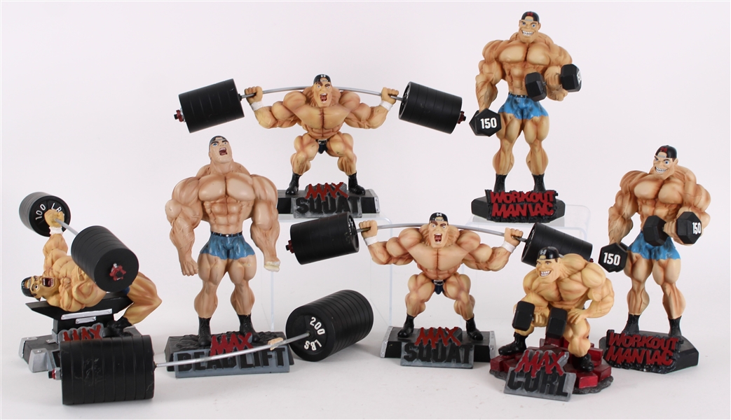 1999 X-Treme Workout Maniac 5" to 9" Figurines (Lot of 7)