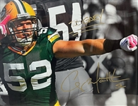 1990's-2010's Green Bay Packers Signed Framed Displays - Lot of 3 w/ Mike Holmgren, Clay Matthews & Mark Chmura