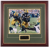 2007-10 Brandon Jackson Green Bay Packers Signed 20 x 21 Framed Photo Display (Legends of the Field)