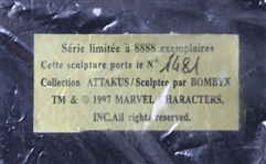 1997 Silver Surfer Marvel LE 1481/8888 Statue w/ 13x13x8 Original Box