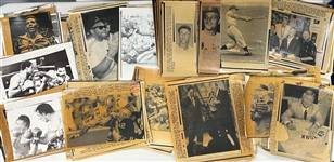 1970s-1990s Baseball, Football, Boxing 8x10 Press Photos (Lot of hundreds)