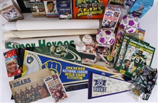 1980s-2000s Baseball, Football, Soccer Collection Star Wars Glassware & more (Lot of 150+)