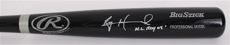 2006 Ryan Howard Philadelphia Phillies Signed Rawlings Adirondack Bat **PAC Signatures COA / 372**
