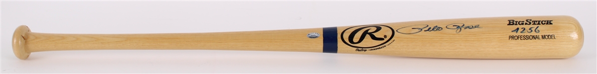 2000's Pete Rose Cincinnati Reds Signed & 4256 Inscribed Rawlings Adirondack Bat **Creative Sports COA / 379**