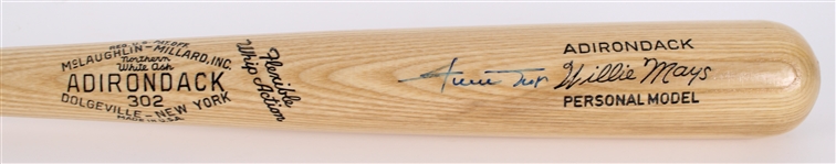 2012 Willie Mays San Francisco Giants Signed Adirondack Bat **Talkin Baseball COA / 373** 