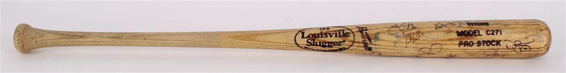 2006 San Francisco Giants Team Signed Louisville Slugger Bat w/ 20 Signatures Including Felipe Alou & More **SF Jacobson COA / 400**